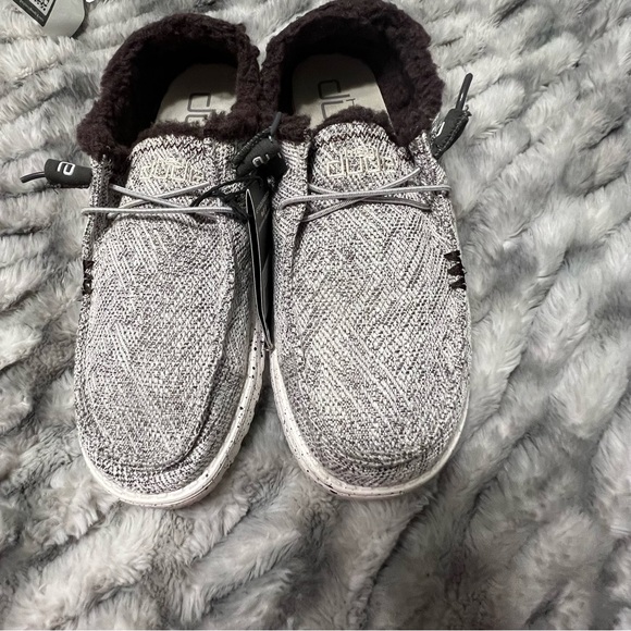 Hey Dude Gray Loafers Slip-Ons Casual - Picture 1 of 8